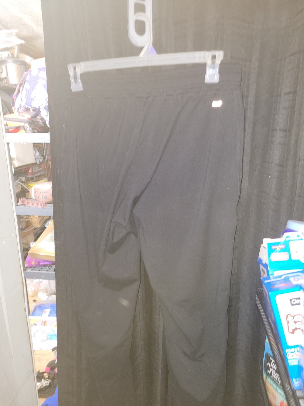 Balance Collection Black Performance Leggings with Subtle Tag